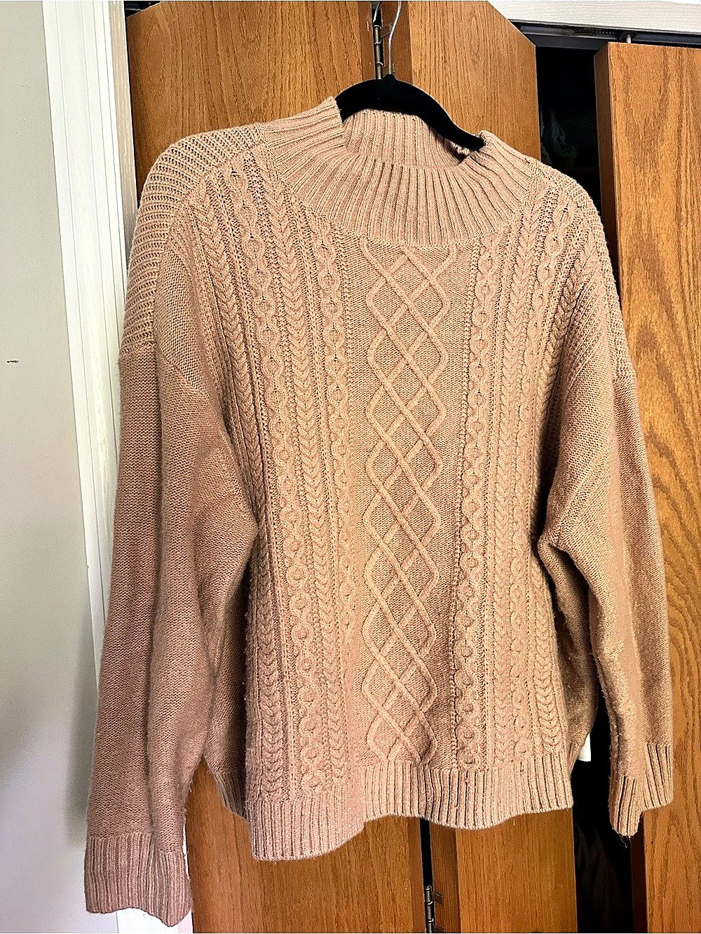 LOFT Cable Knit Sweater Size XL NWT